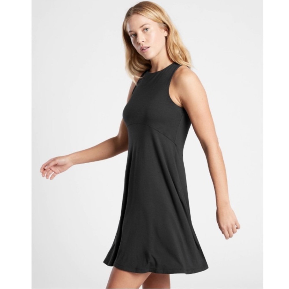 Athleta Santorini Thera dress black size small
